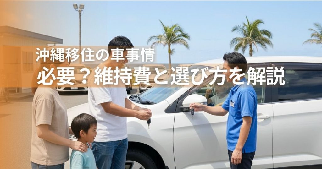 沖縄移住の車事情-必要？維持費と選び方を解説