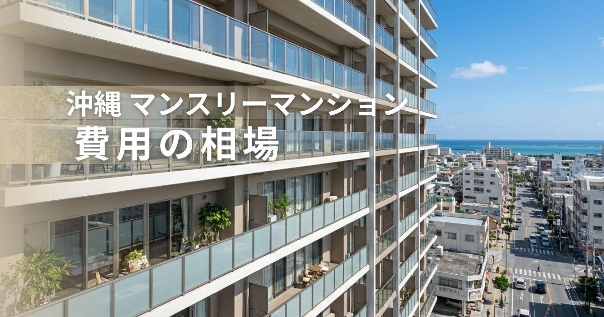 沖縄のマンスリーマンションの費用と相場